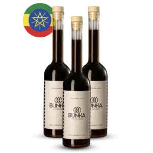 שלישיית בקבוקי חליטת קפה אתיופי