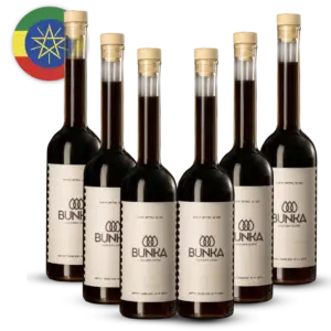 שישיית בקבוקי חליטת קפה אתיופי